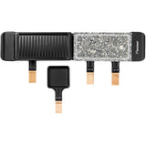 Bestron Arg200bw Raclette avec grillstone naturel et grillpla