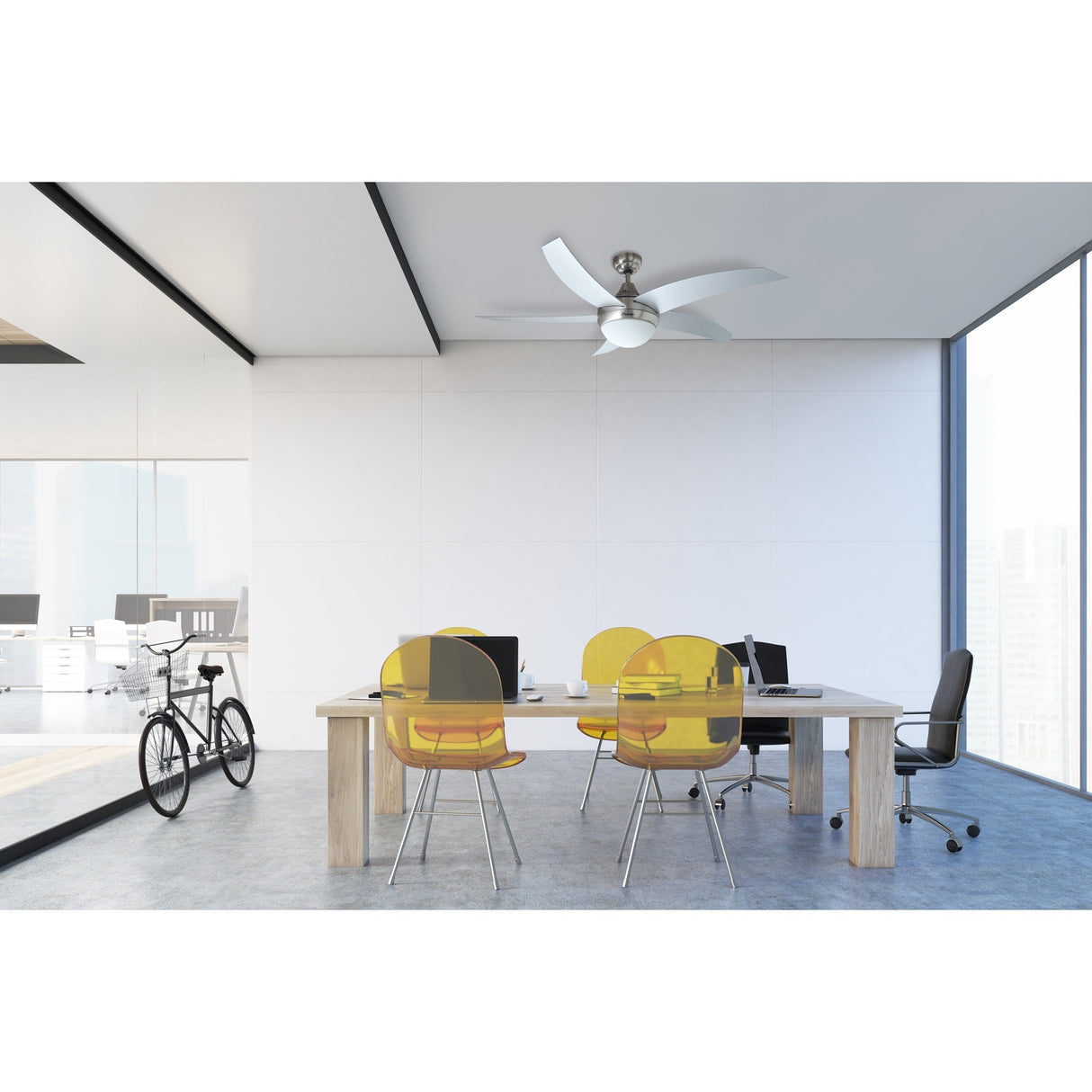 Ventilateur de plafond Bestron DCF52LSR avec télécommande E