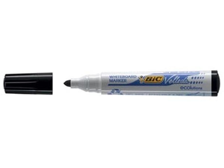 Bic velleda 1701 - marqueur pour tableau blanc - pointe ronde - noir