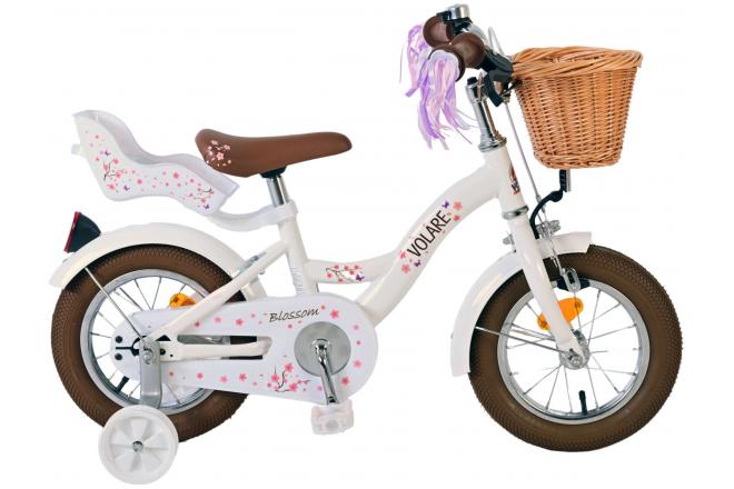 Volare Blossom Children's Bike Girls 12 pouces blancs