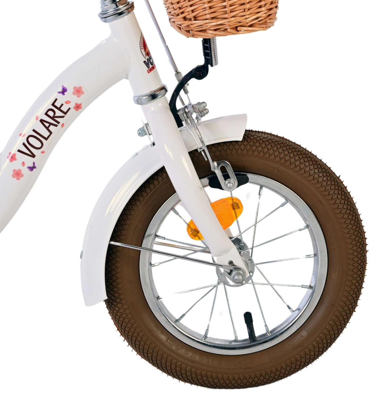 Volare Blossom Children's Bike Girls 12 pouces blancs