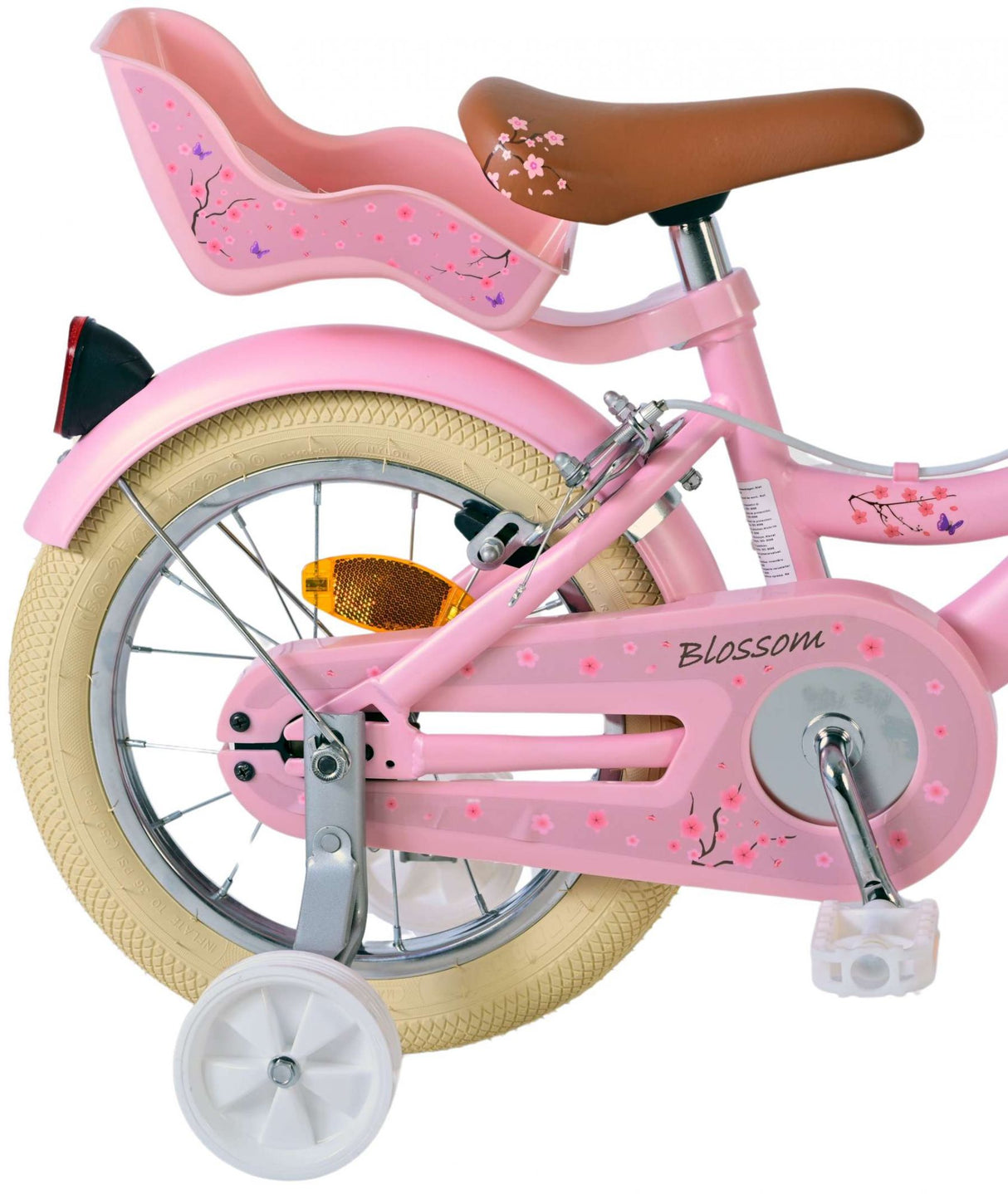 Valorare Blossom Children's Bike Girls Girls da 14 pollici Rosa freni a mano