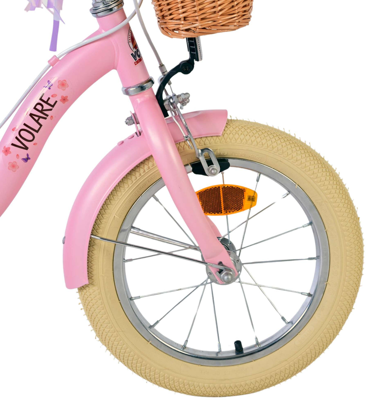 Valorare Blossom Children's Bike Girls Girls da 14 pollici Rosa freni a mano