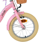 Valorare Blossom Children's Bike Girls Girls da 14 pollici Rosa freni a mano