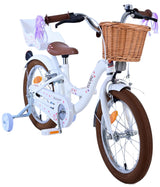 Volare Blossom Kinderfiets Meisjes 16 inch Wit Twee Handremmen