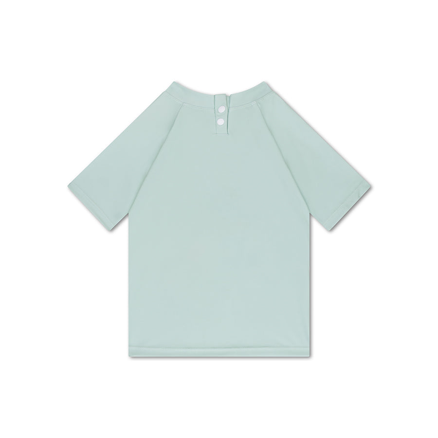 Bleu | maillot de bain anti-UV vert à manches courtes
