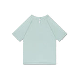 Bleu | maillot de bain anti-UV vert à manches courtes