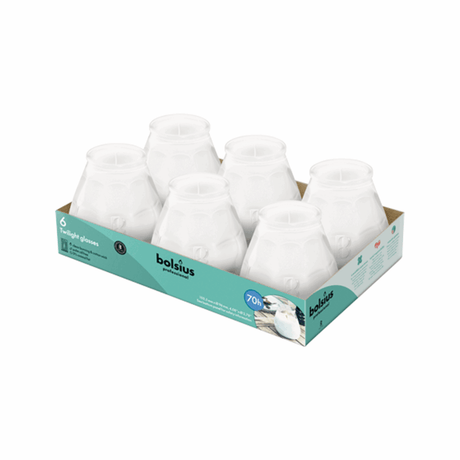 Bolsius prof crépuscule blanc (6 pièces)