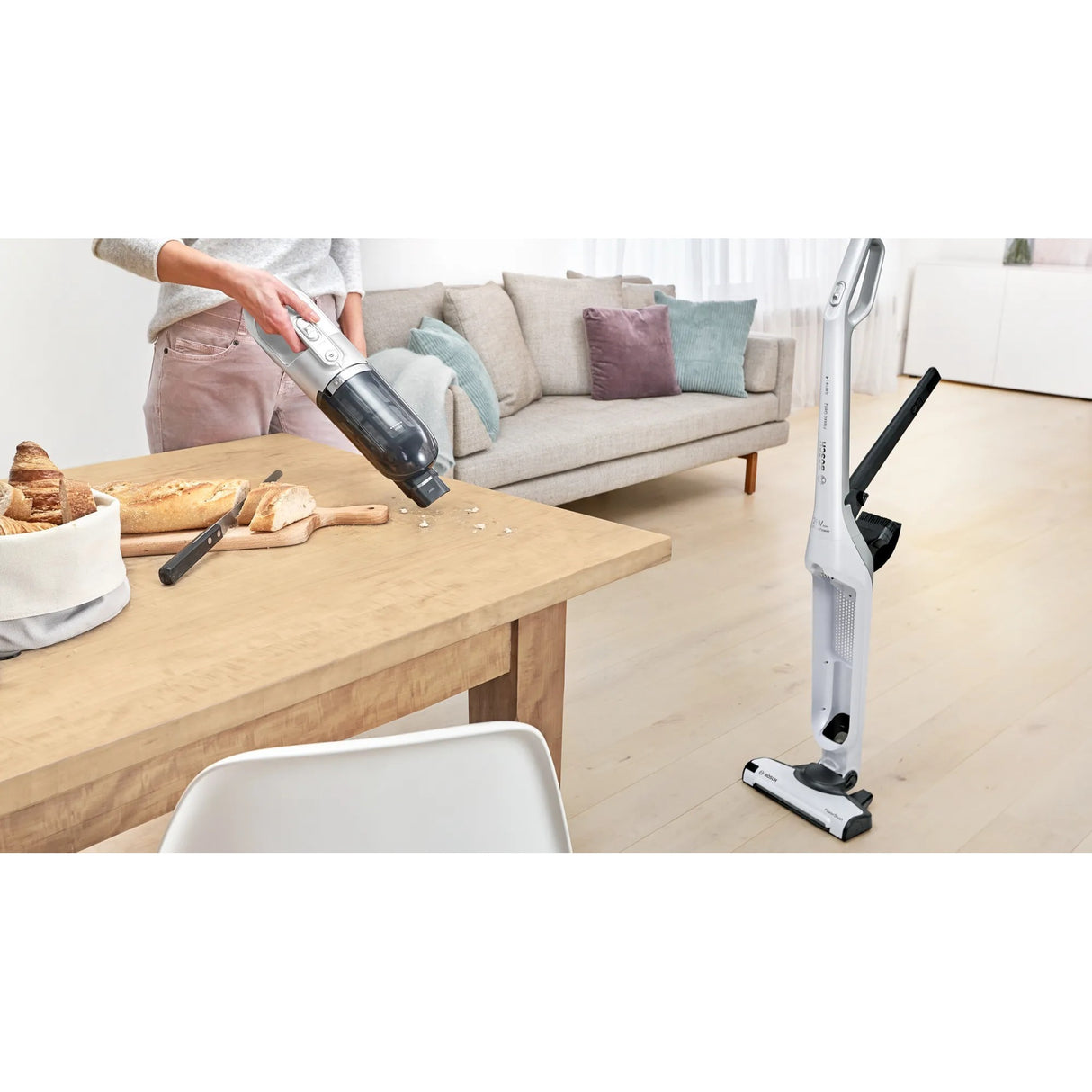 Bosch Series 4 Aspirateur en acier sans fil Flexxo Gen2 28VM