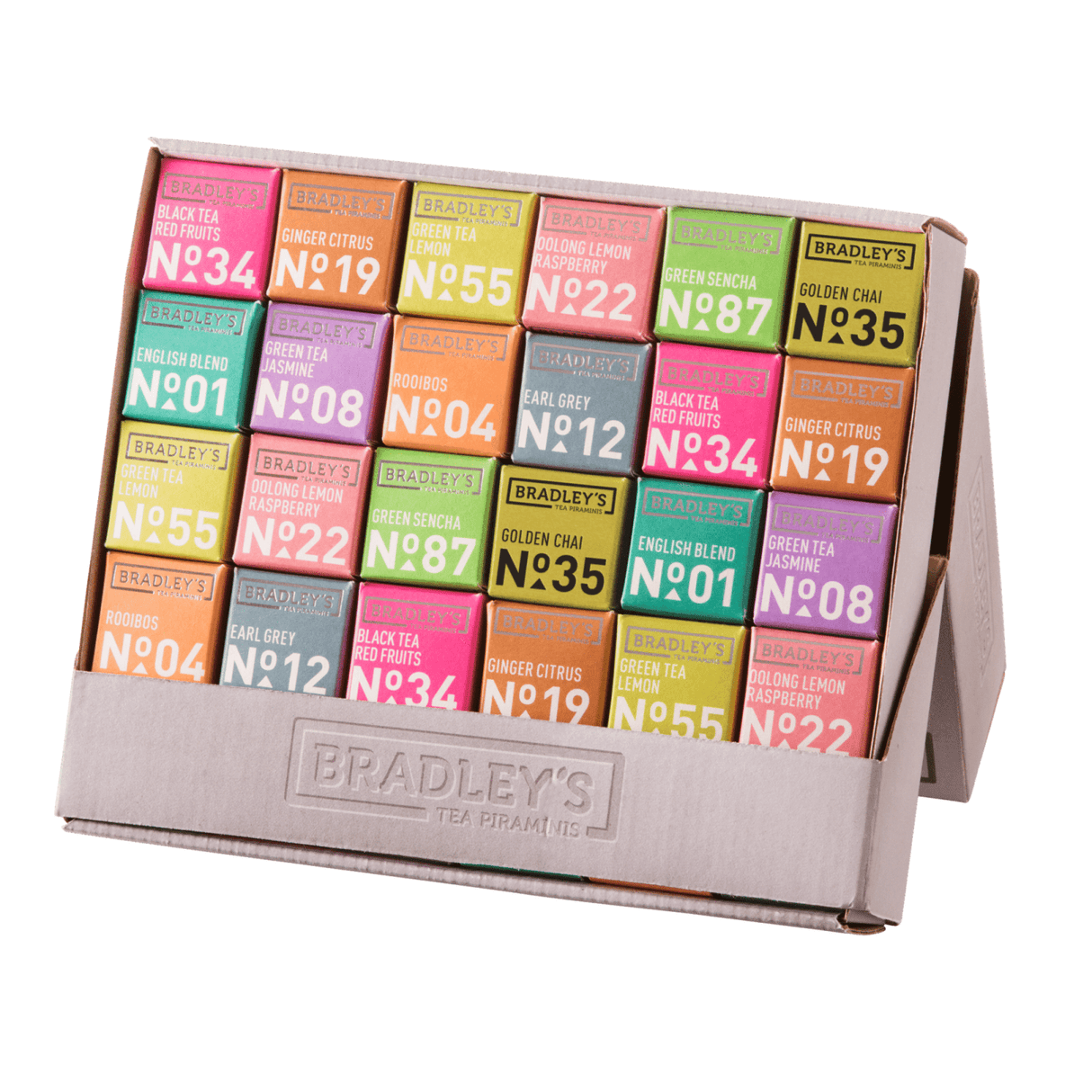 Boîte assortie de piraminis Bradley's (30 pièces)
