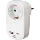 Adaptateur de plug Brennenstuhl avec livraison USB C pour SNEL