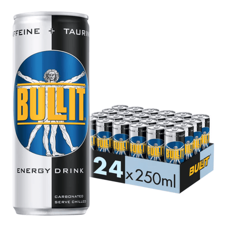 Canette de boisson énergisante Bullit (24x 25cl)