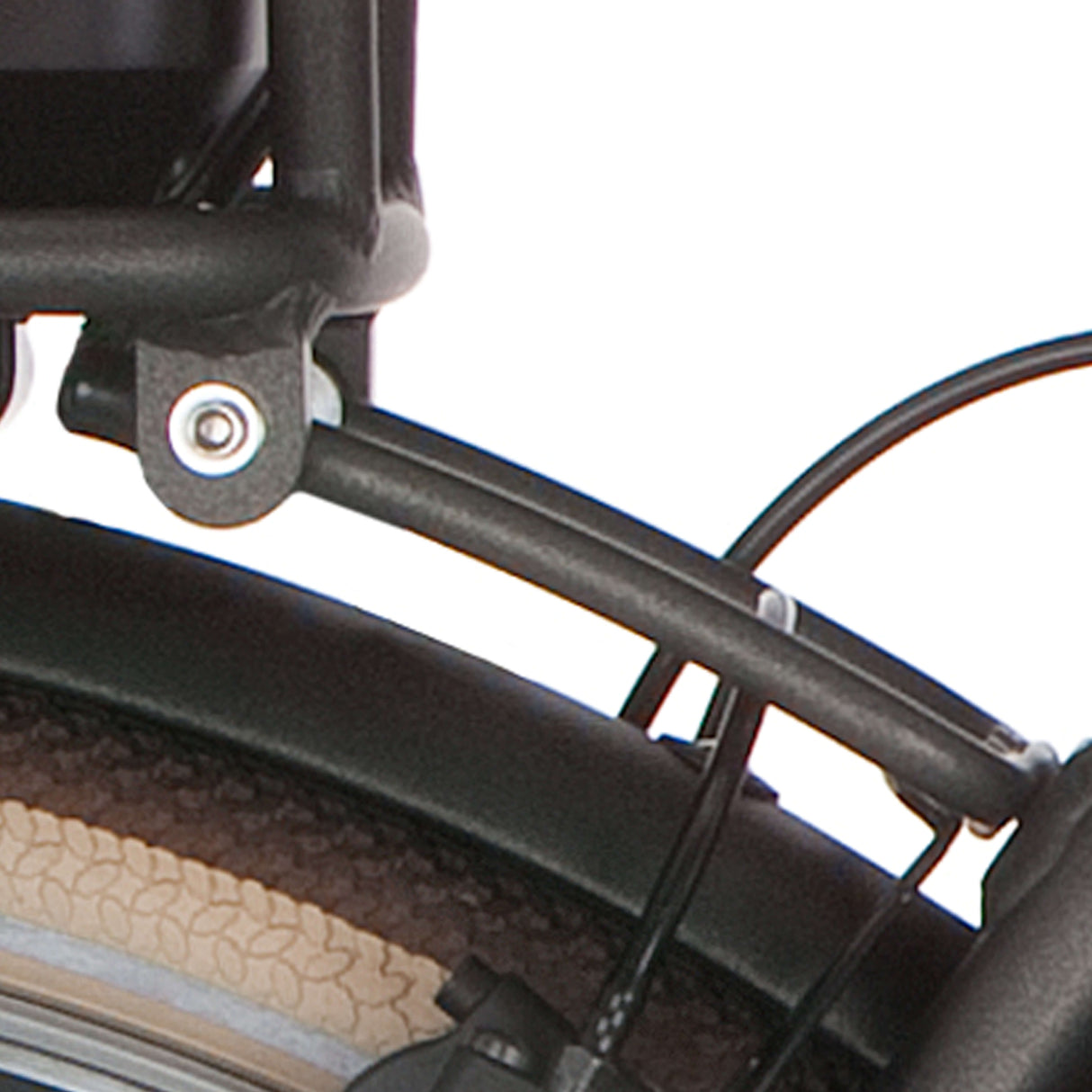 Cortina Achterdrager Bracket 110 mm Bafang Black Gold Matt