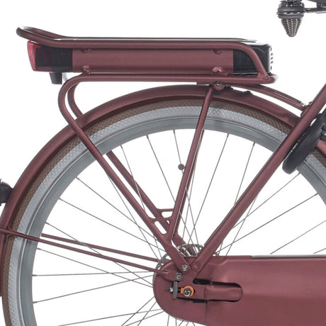 Porte-bagages arrière Cortina e-u4 rose mat
