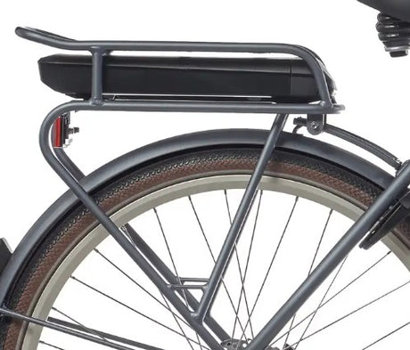 Porte-bagages arrière Cortina e-u4 fam bosch argent acier mat
