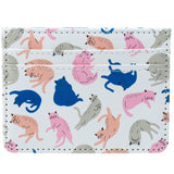Porte-cartes anti-écrémage en tissu avec protection RFID Cat's Life