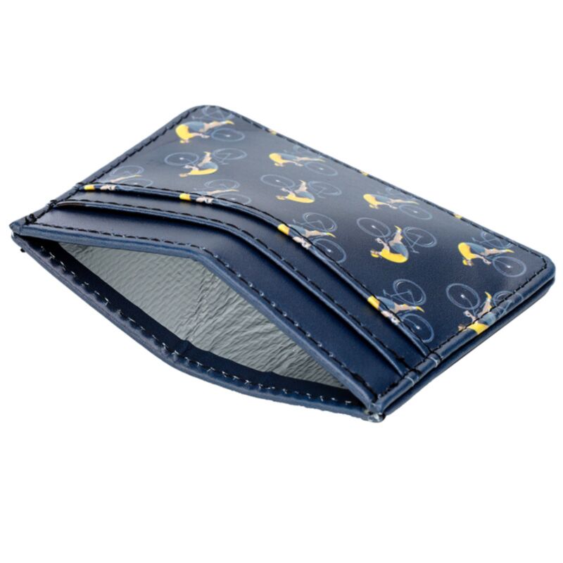 Porte-cartes anti-skim en tissu de vélo avec protection RFID