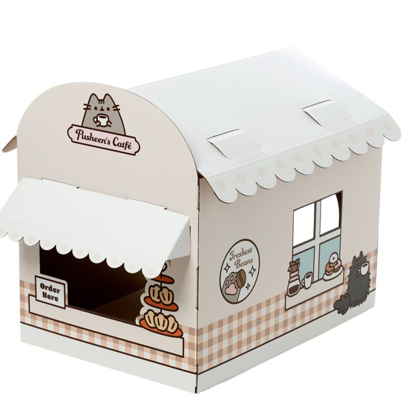Pusheen catfé DIY Maisonnette pour chat 100% carton