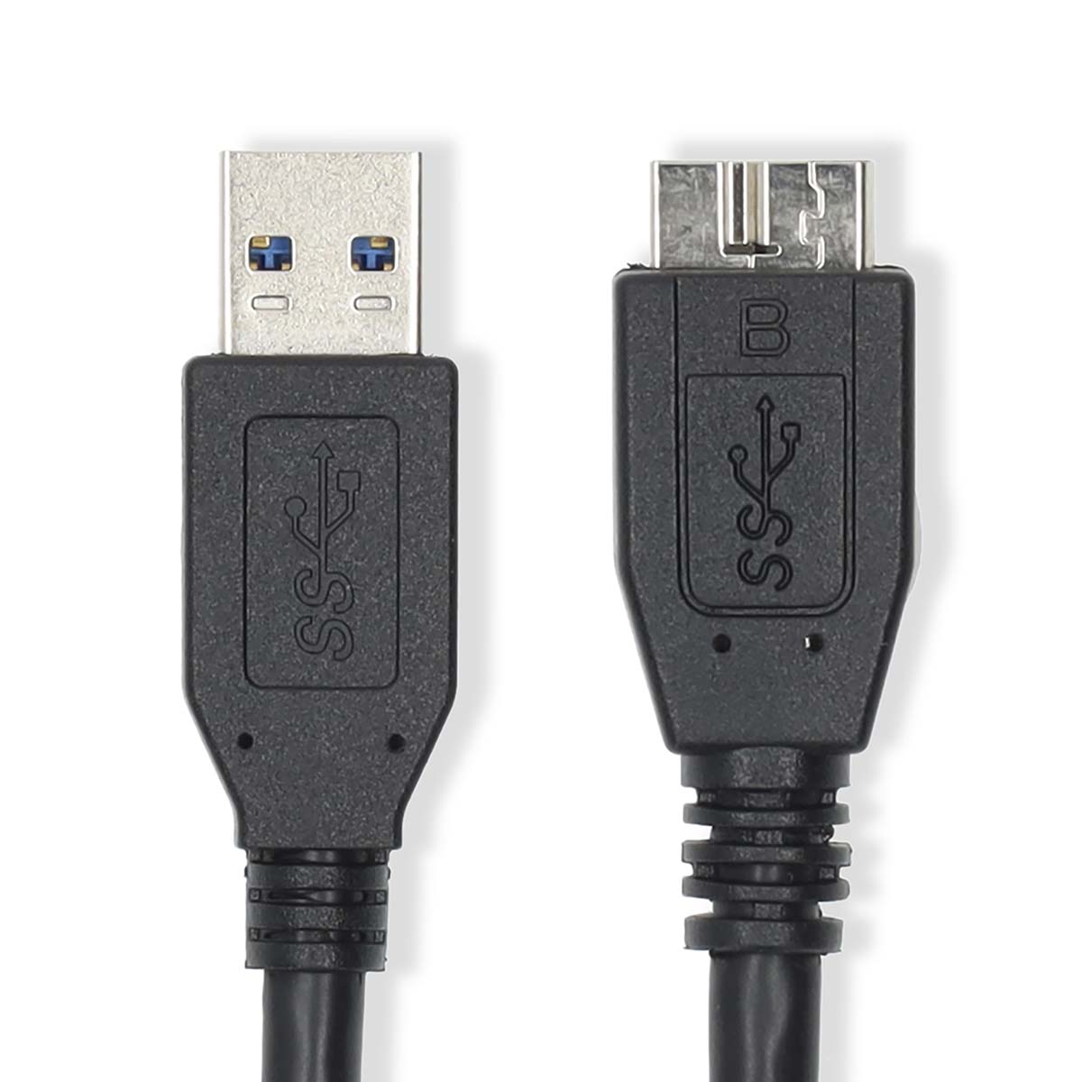 Câble USB Nedis | USB 3.2 génération 1 | USB-A mâle | USB-B mâle | 5 Gbit/s | nickelé | 2,00 m | rond | pvc | noir | étiquette - ccgl61100bk20