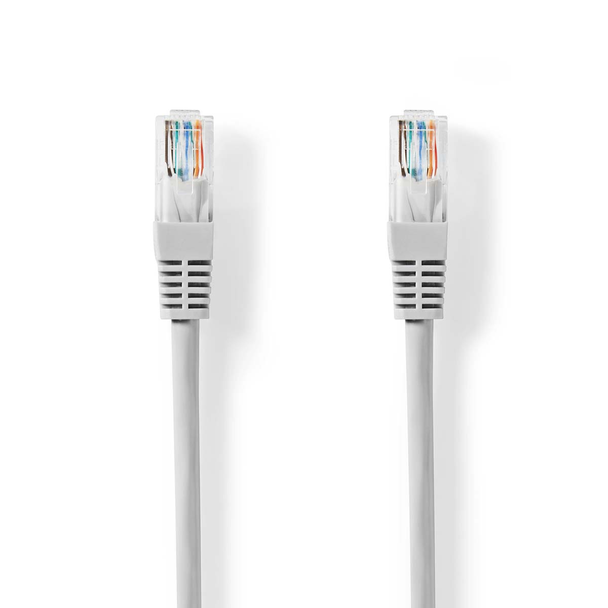 Câble réseau Nedis cat5e | tu utp | rj45 mâle | rj45 mâle | 0,50 m | rond | pvc | gris | étiquette - ccgl85101gy05