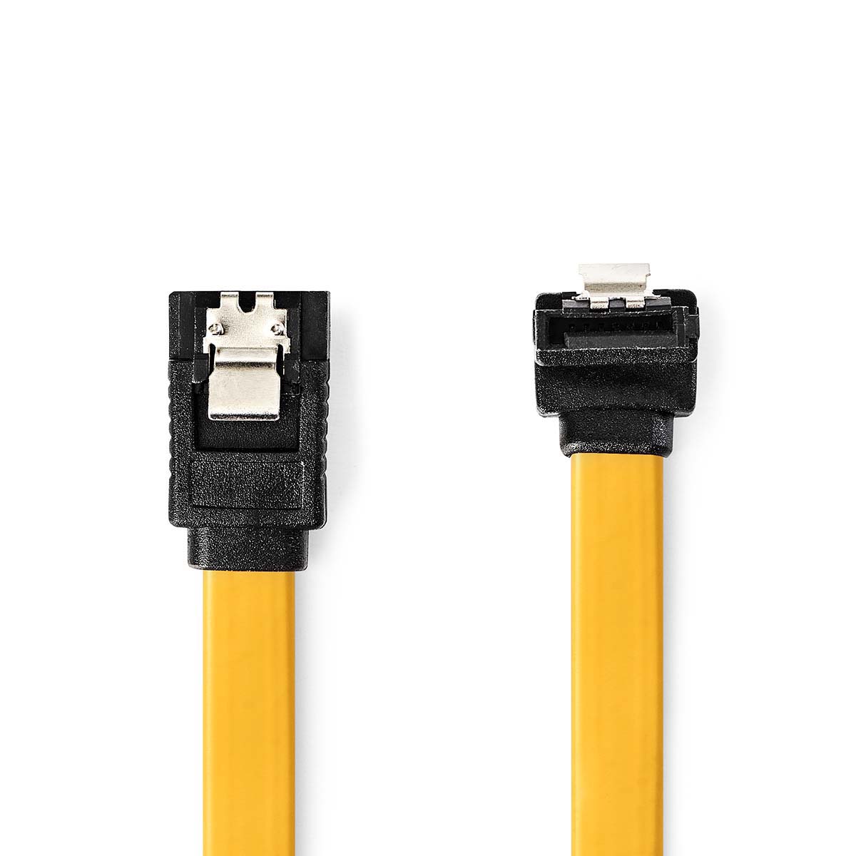 Câble SATA Nedis | 6 Gbit/s | SATA 7 broches femelle | SATA 7 broches femelle | nickelé | 0,50 m | appartement | pvc | jaune | boîte - ccgb73255ye05