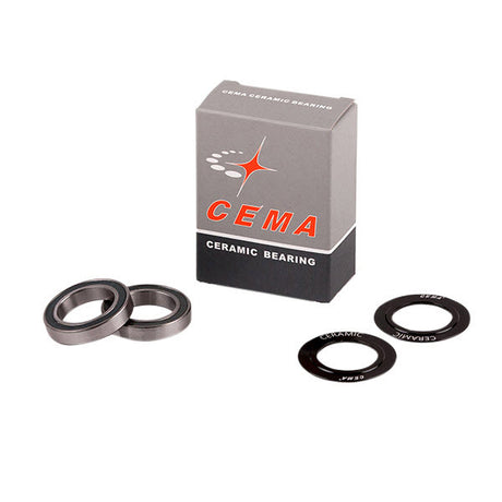 Jeu de roulements Cema pour boîtiers de pédalier de 24 mm avec revêtement en céramique SG3