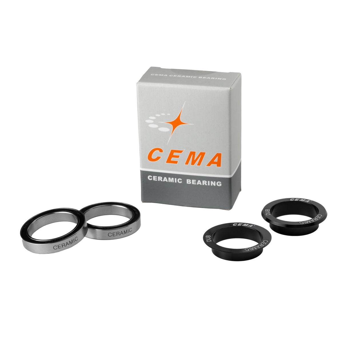 Jeu de roulements Cema pour supports dub compatibles en acier inoxydable