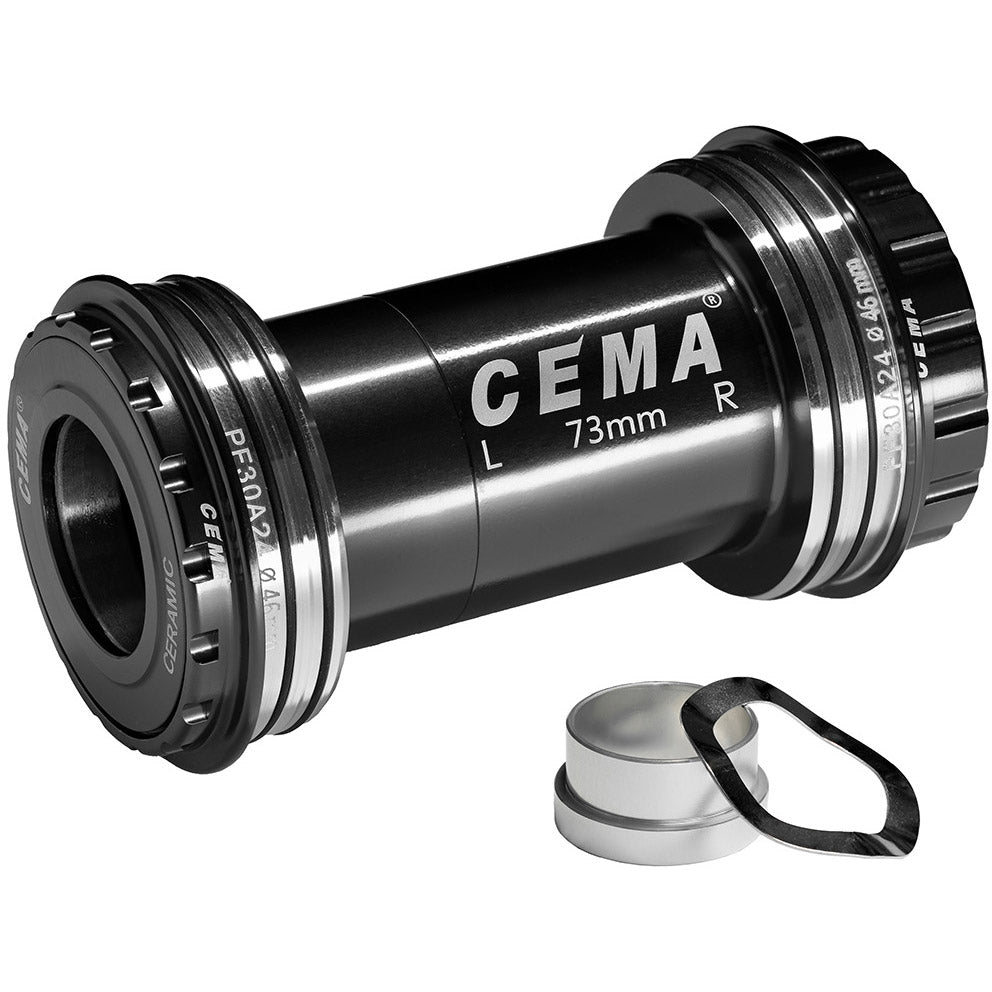 Cema Bracketas PF30A SRAM GXP SG3 Beschichteter Keramikschwarz