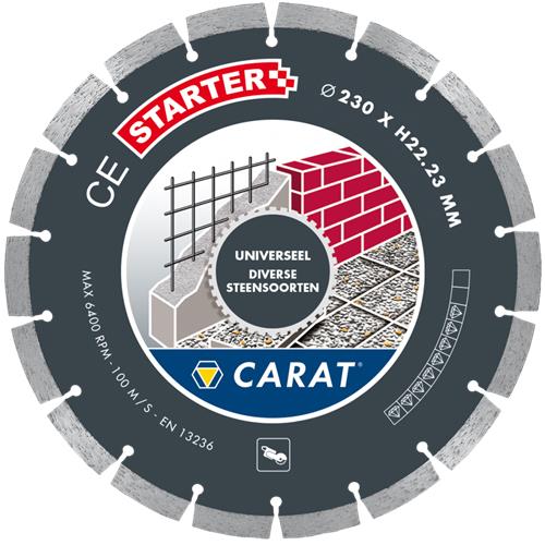Lame de scie diamantée Carat ø150 ce starter universelle