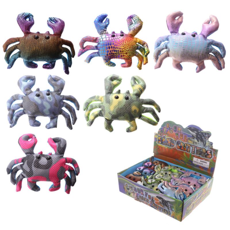 Peluches crabe animaux sable 13 cm