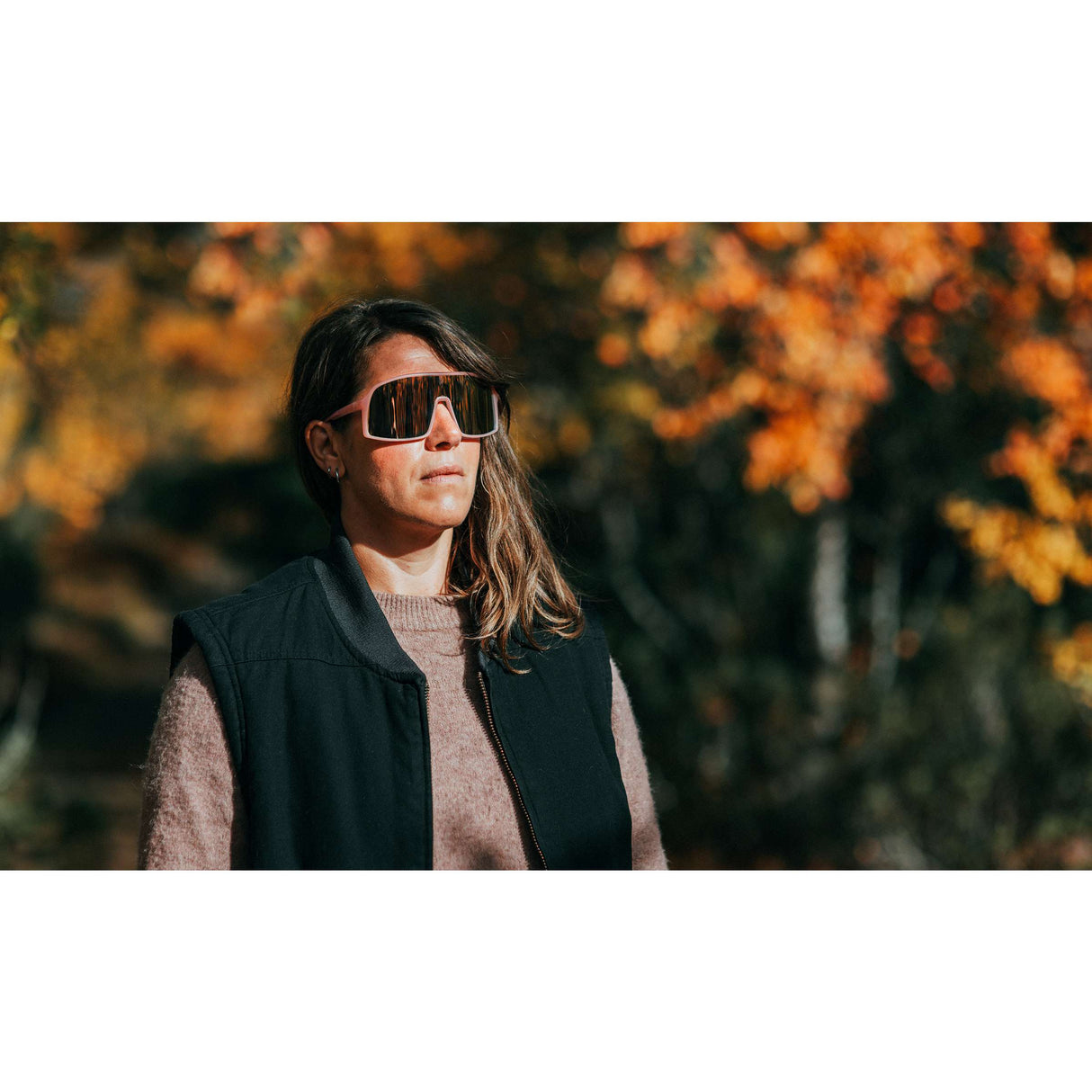 Chpo lunettes erica rose miroir rose