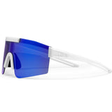 Lunettes Chpo Luca blanc bleu miroir