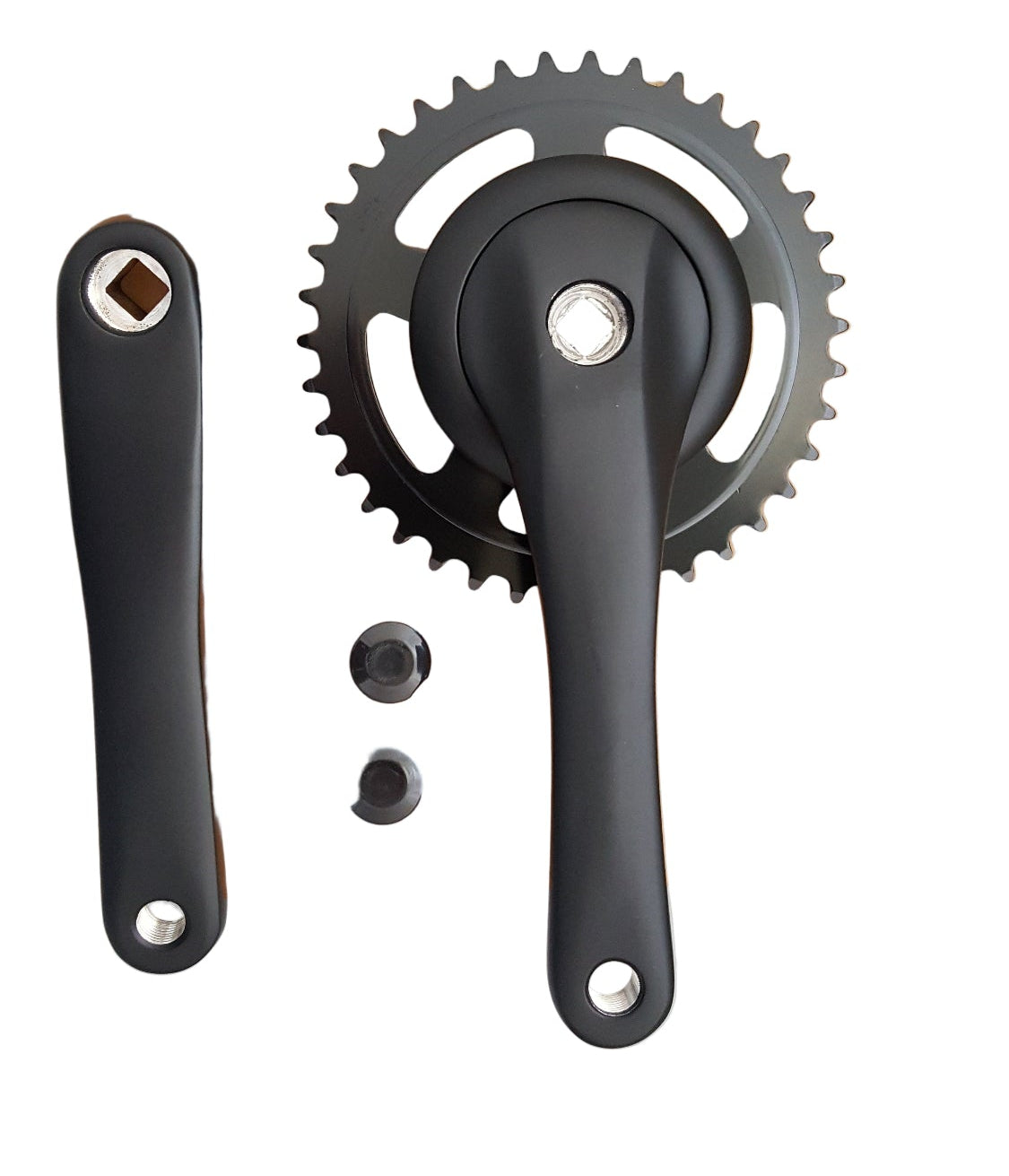Crank Set 38T Nexus Alu Matt Black Flat 1st Type