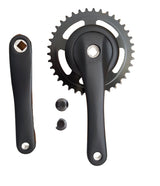 Crank Set 38T Nexus Alu Matt Black Flat 1st Type