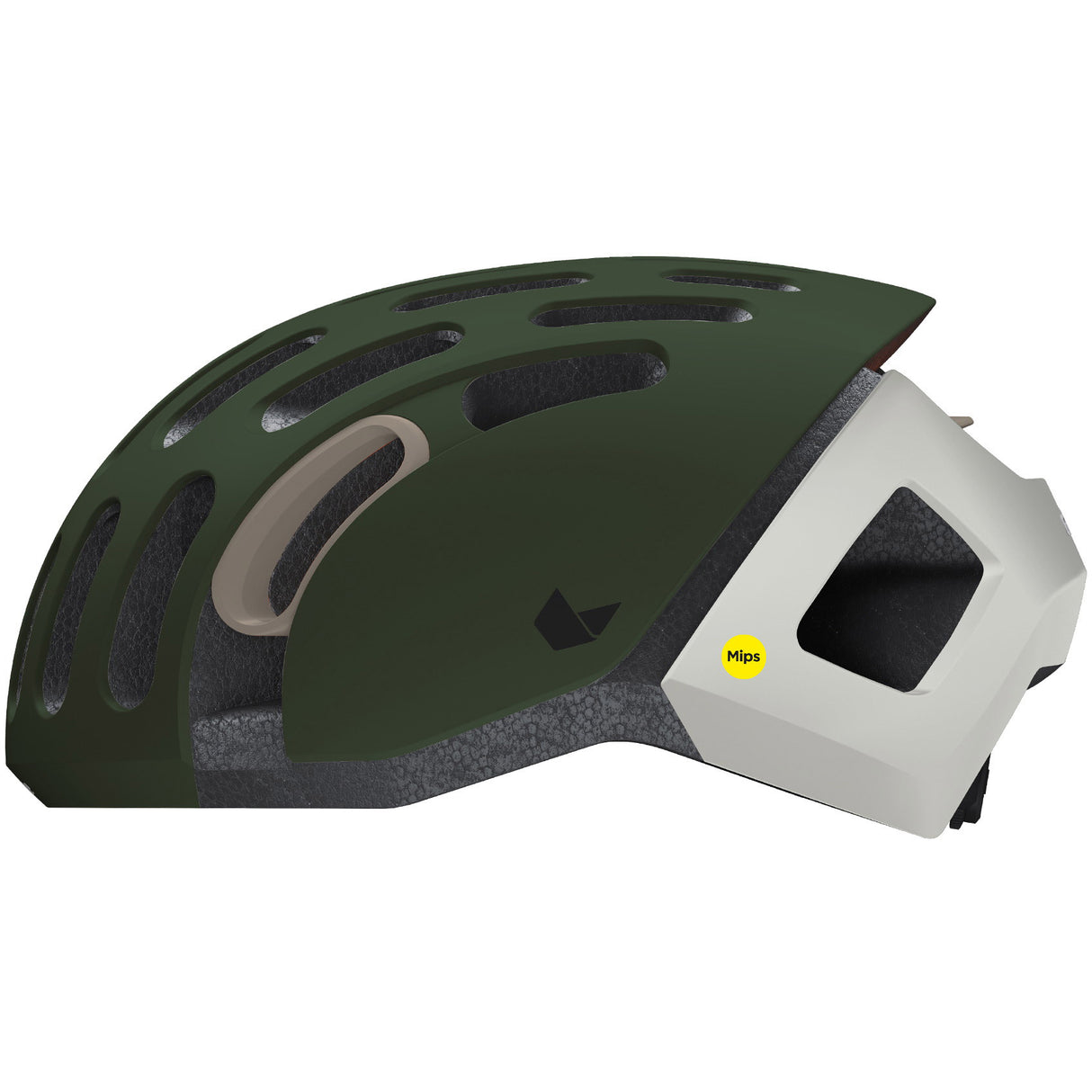 BUZAGLO Cat como casco de carrera Whisper II Size M Matt Matt Dark Green Metal