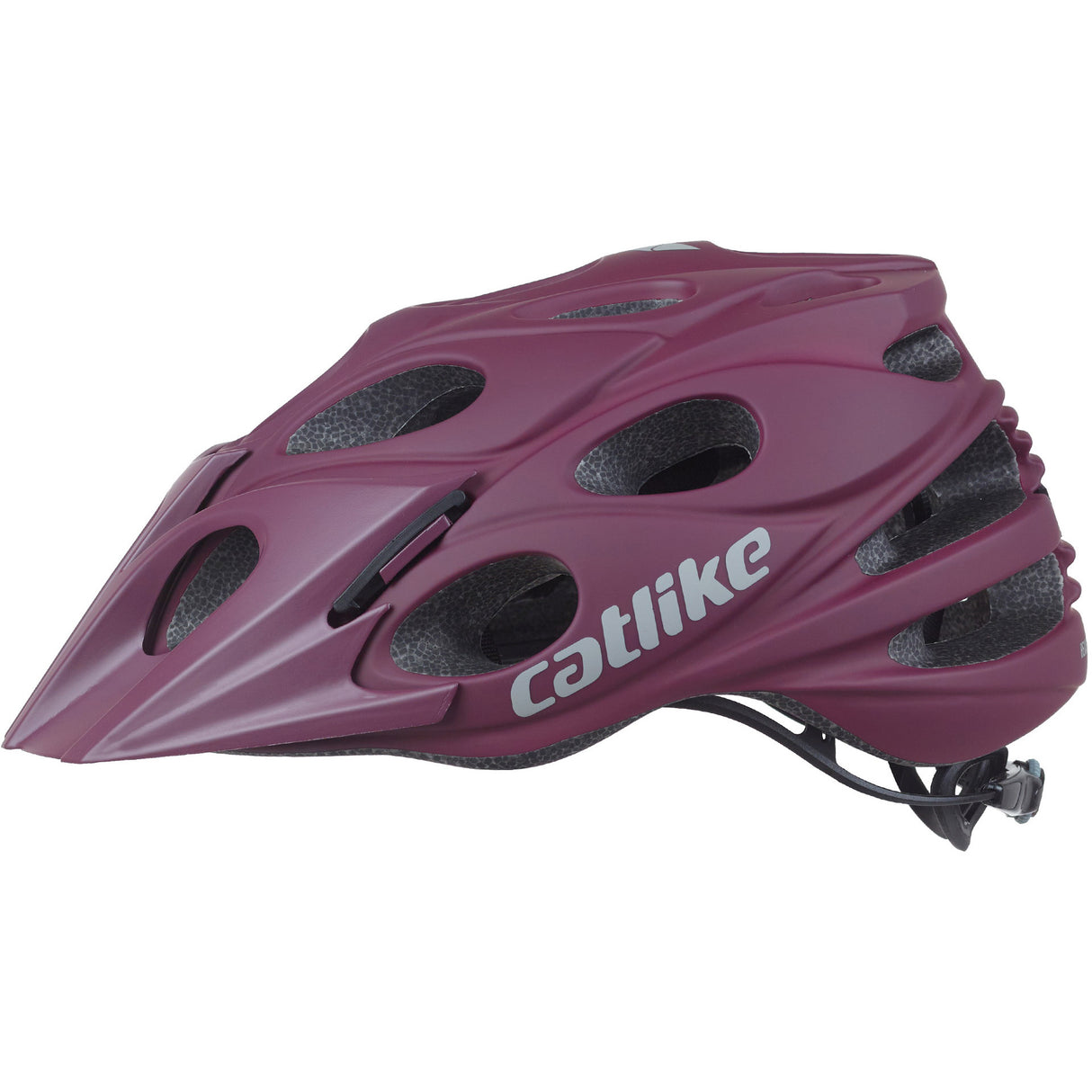 Catlike casque vtt feuille taille m 55-57cm bordeaux