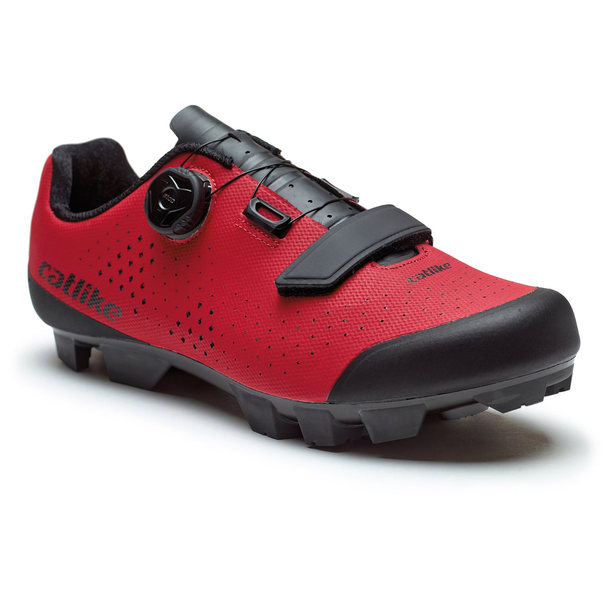 Zapatos buzaglo mtb kompact'o x1 tamaño de nylon 36 rojo