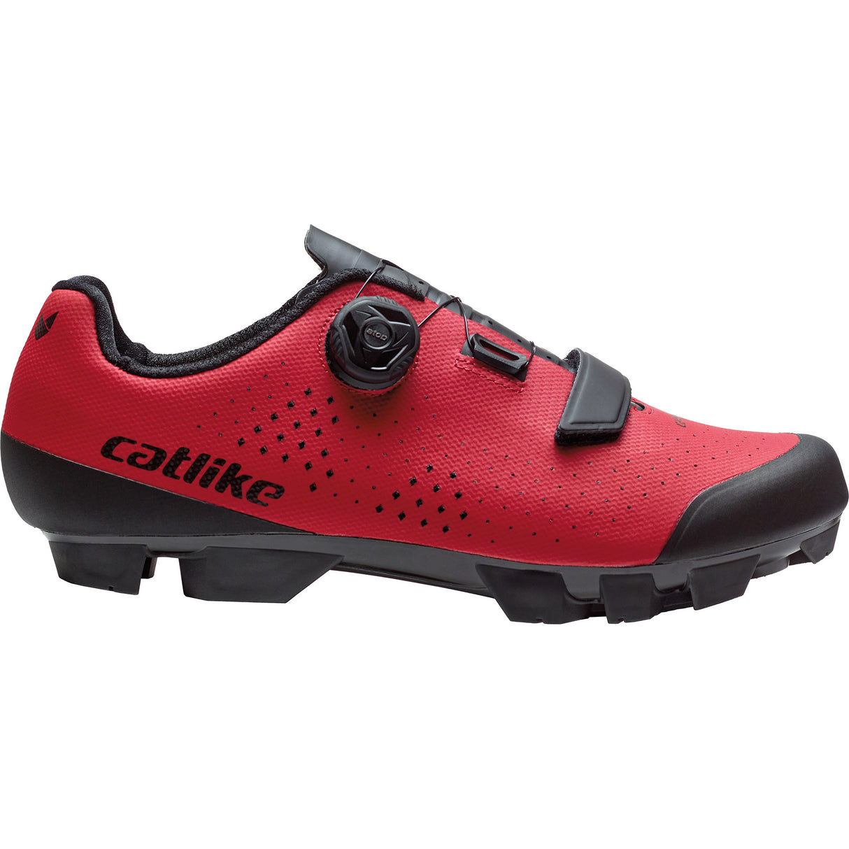 Zapatos buzaglo mtb kompact'o x1 tamaño de nylon 36 rojo