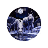 Horloge imprimée Lisa Parker Warriors ou Winter Wolf