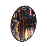 Horloge imprimée chats magiques de l'emporium Lisa Parker