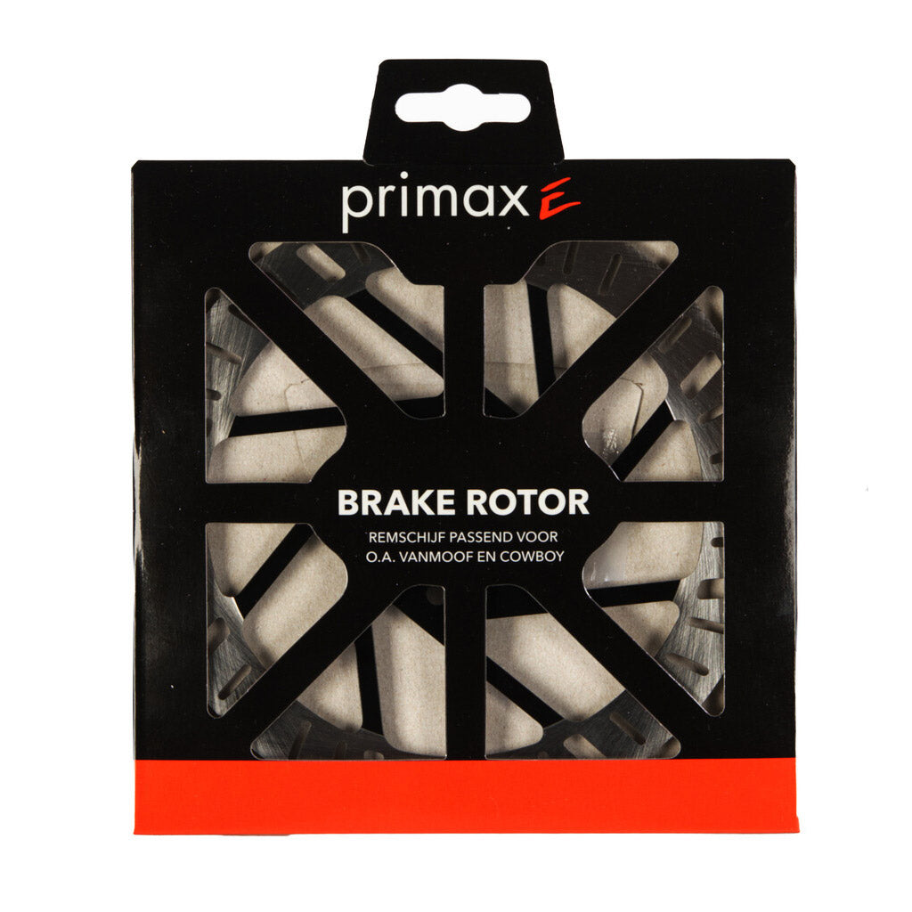 Disque de frein Elvedes primax e �160mm incl. 6 boulons noir argent
