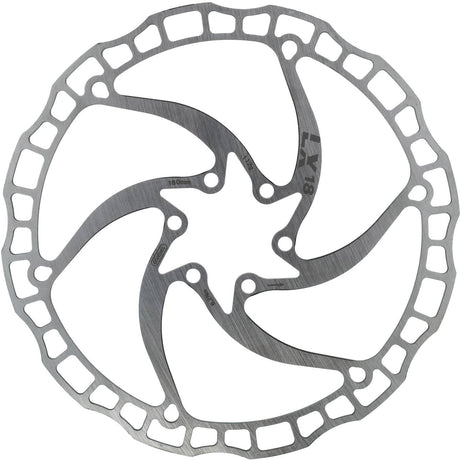 Rotor Elvedes LX18 180mm 112g 6 trous + boulons argent 2021067