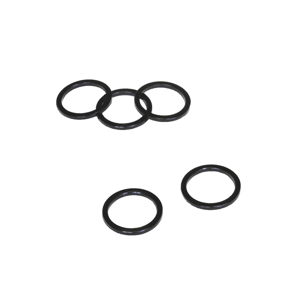 VWP Ballheadsring afstandsstykker Alu 3mm 1,1 8 Sort P 5