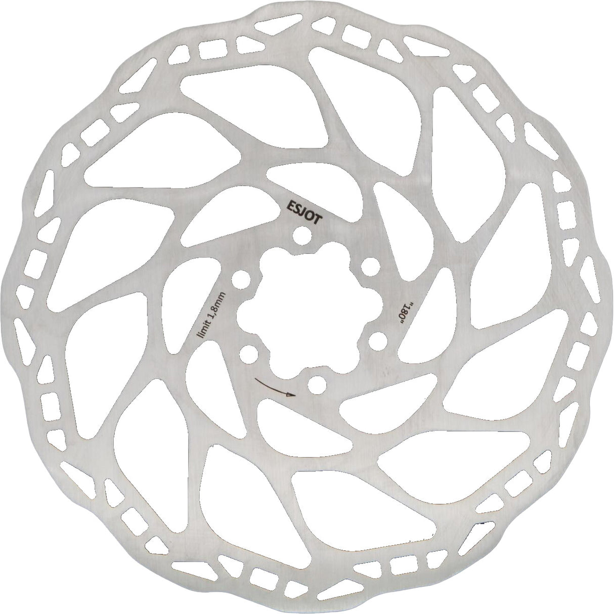 Disque de freinage éjot los 180 mm incl 6 vis