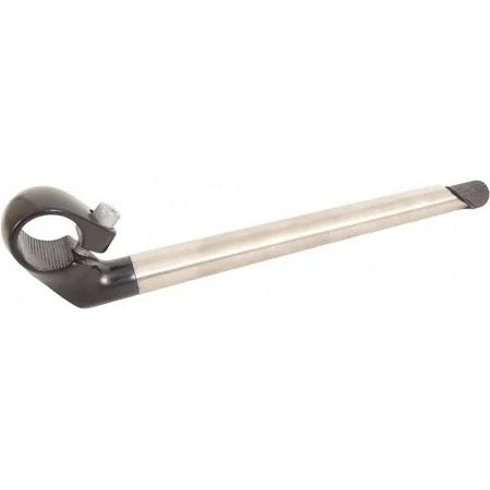 STEM Kalloy 22,2 mm 40 280 Chrome noir en acier inoxydable