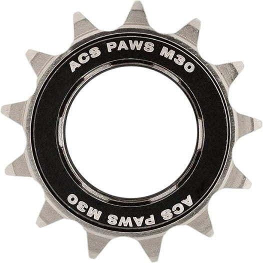 Roue libre BMX 15T 3 32 ACS PAWS M30 X 1 mm nickel noir