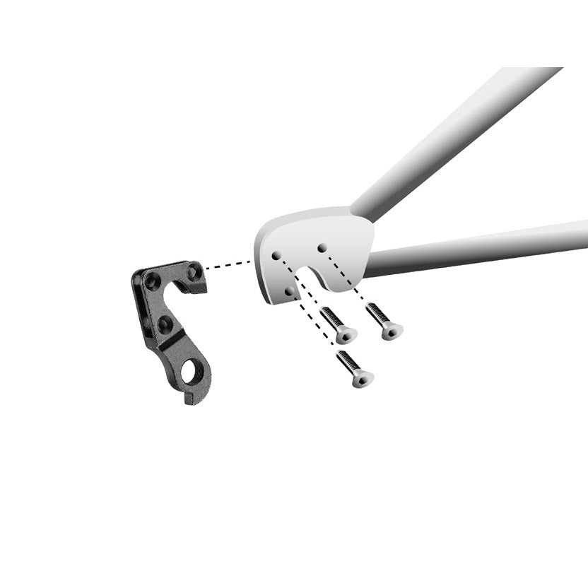 Union Derilleurpad GH-107 avec un jeu de vis M3X0.9