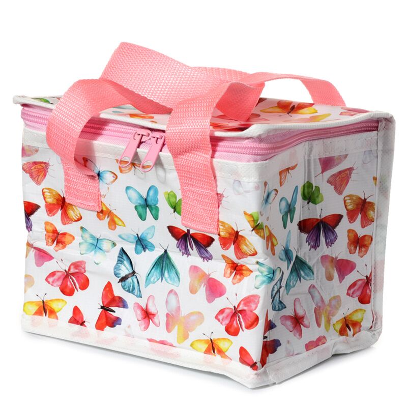 Sac isotherme en forme de maison de papillons, bouteille en plastique recyclé, sac à déjeuner