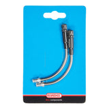 Braque en V réglable plie à 90 ° en acier inoxydable (2 pièces)