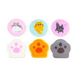 Lot de 6 cotons réutilisables beans co cats